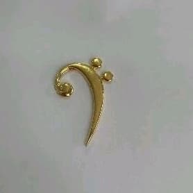 Boton para Lapela de Blazer Clave de Fá Laqueado