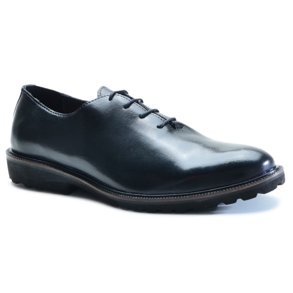 Sapato Masculino Oxford Full em Couro – P5001 Solado EVA Leve