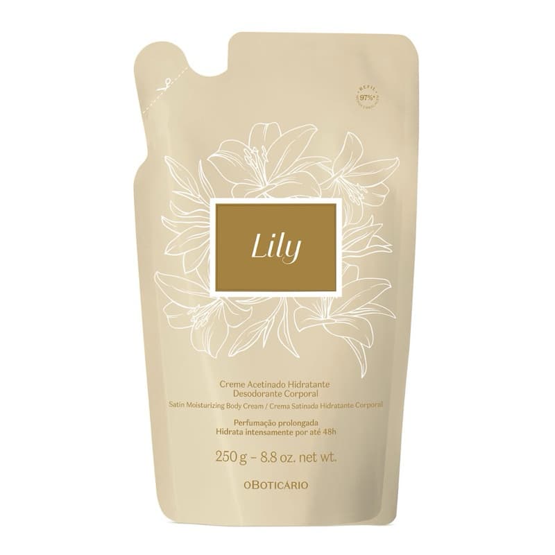 Refil Creme Acetinado Lily 200g