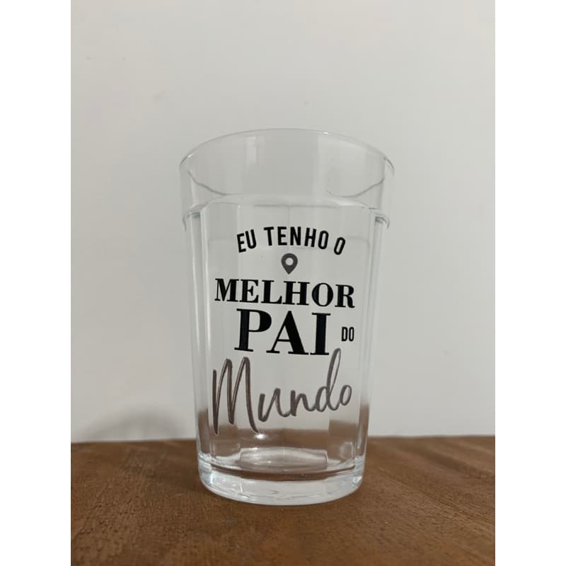 Copo Americano - Eu tenho o melhor pai do mundo- Presente dia dos pais