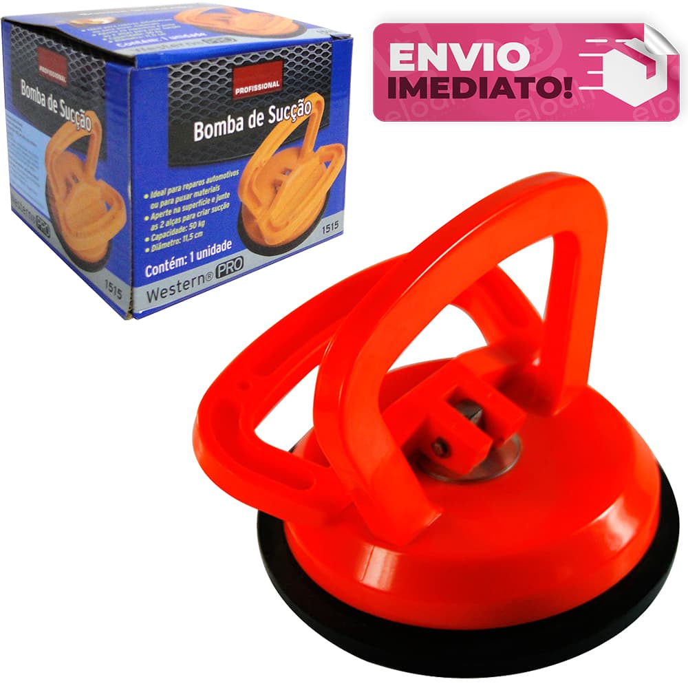 Bomba de Sucção C/ Ventosa Profissional 115mm 50kg