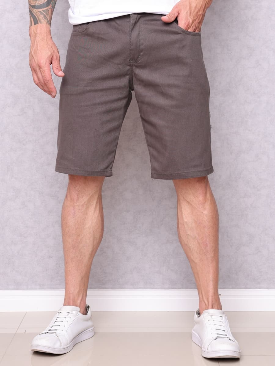 Bermuda Sarja Colorida Lycra Jeans Premium Masculino Diversas Cores