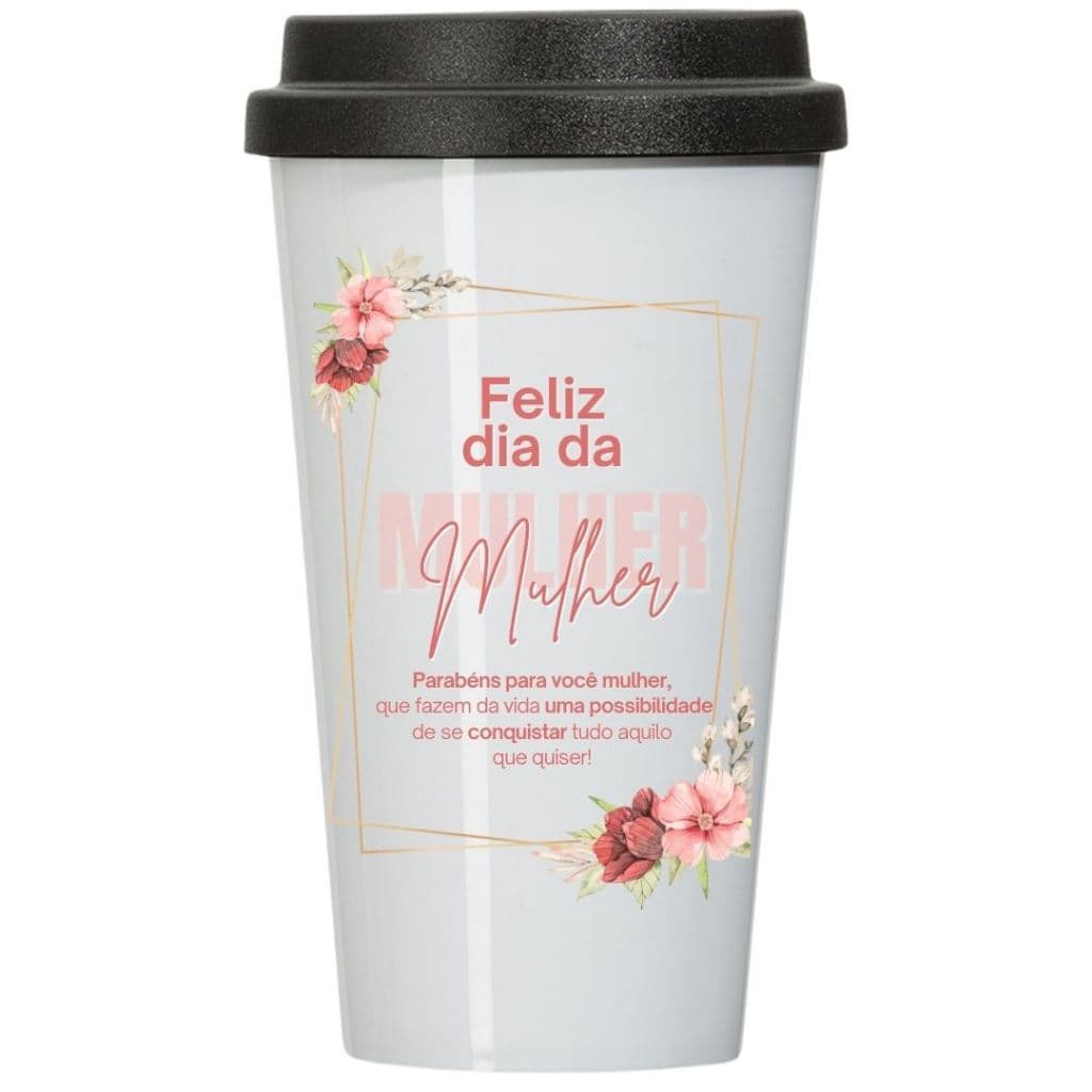 Kit 28 Copo Café Bucks Dia da Mulher Presente Lembrancinha Dia Das Maes
