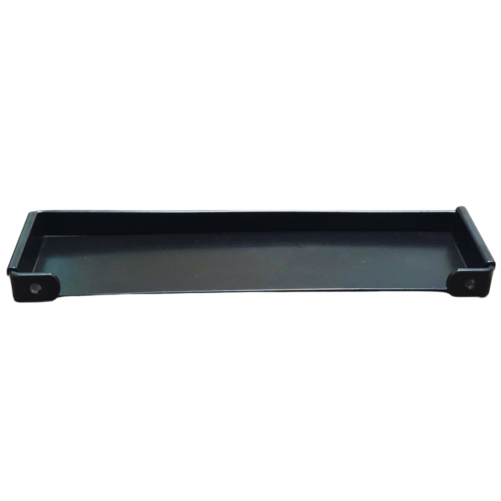 Porta Shampoo Preto Retangular De Parede Para Banheiro Jc