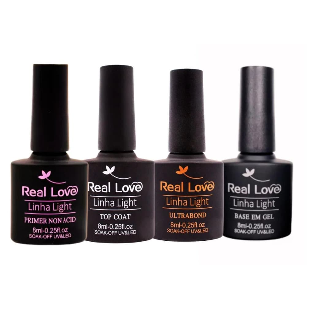 Preparadores 8ml Real Love Linha Completa Bom Custo Benefício Uso Profissional Durabilidade Tratamento Resistência Escolha O Seu