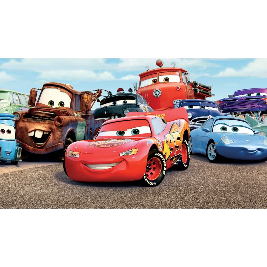 Painel festa banner decorativo infantil Carro Cars carros Relampago mcqueen