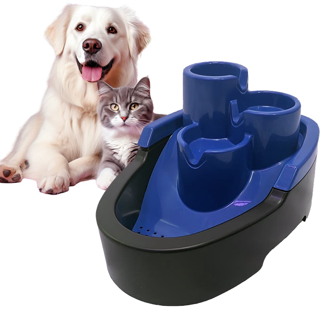 Fonte Bebedouro Caes E Gatos 3 Cascatas Pop Durapets Usb 2,5lts