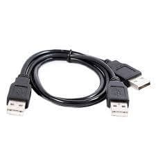 Usb Cabo Y 1 Macho 2 Machos 2.0 Dados + Energia