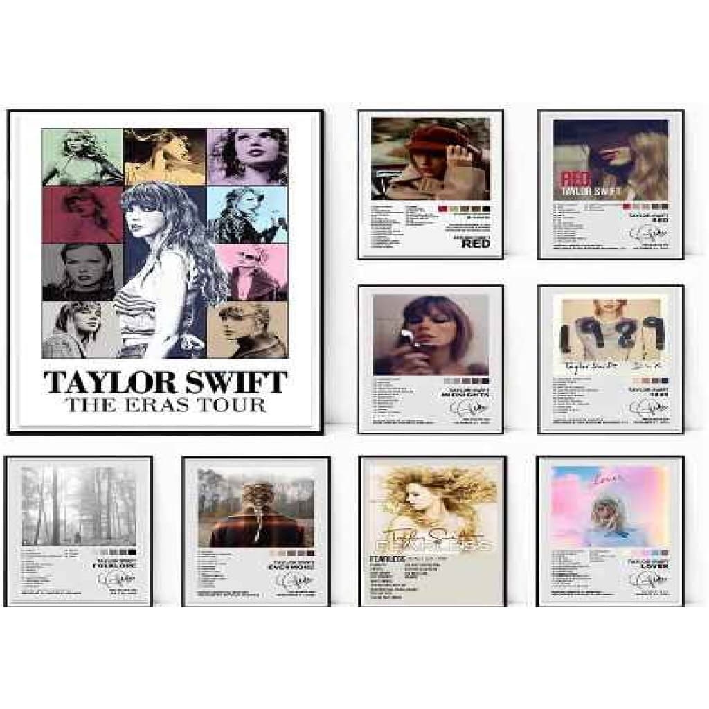 Quadrinhos decorativos Álbuns pop Taylor Swift (13x19)