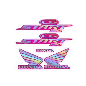 ADESIVO START 150 HOLOGRAFICO COM ROSA PINK