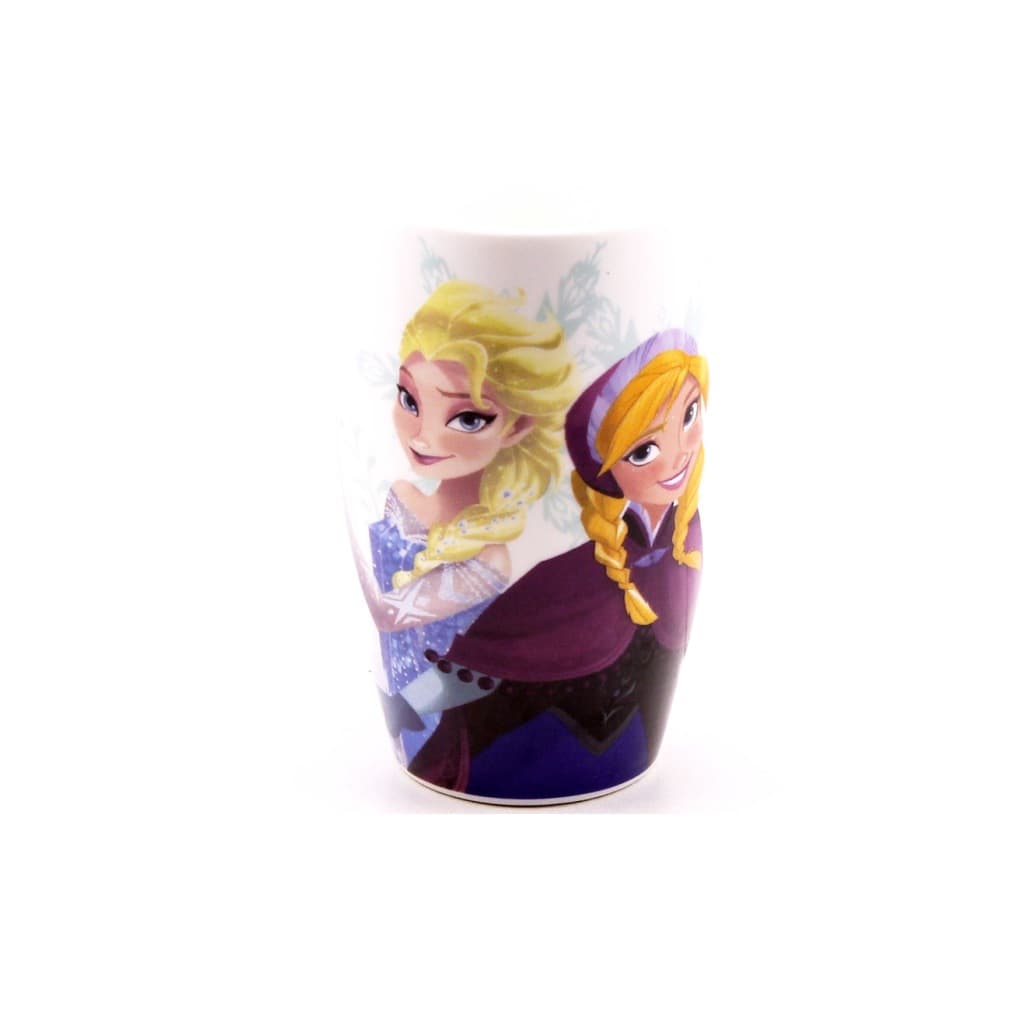 Caneca Porcelana Elsa e Anna Frozen Gelo 400ml