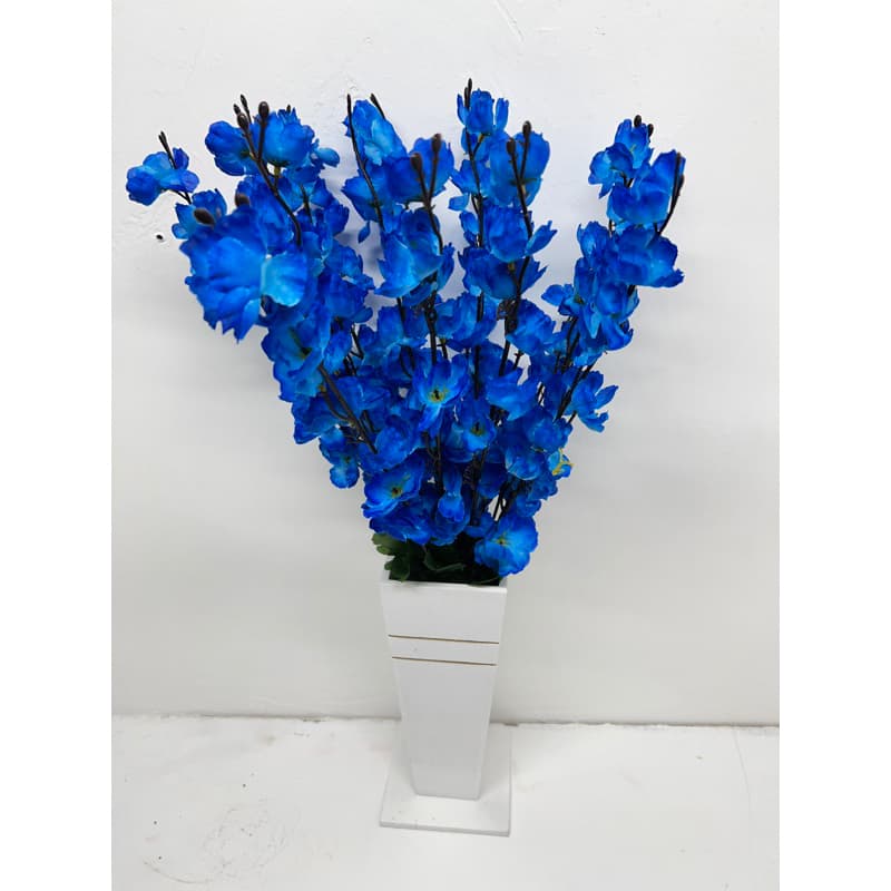 Cerejeira artificiais com vaso branco madeira 58cm