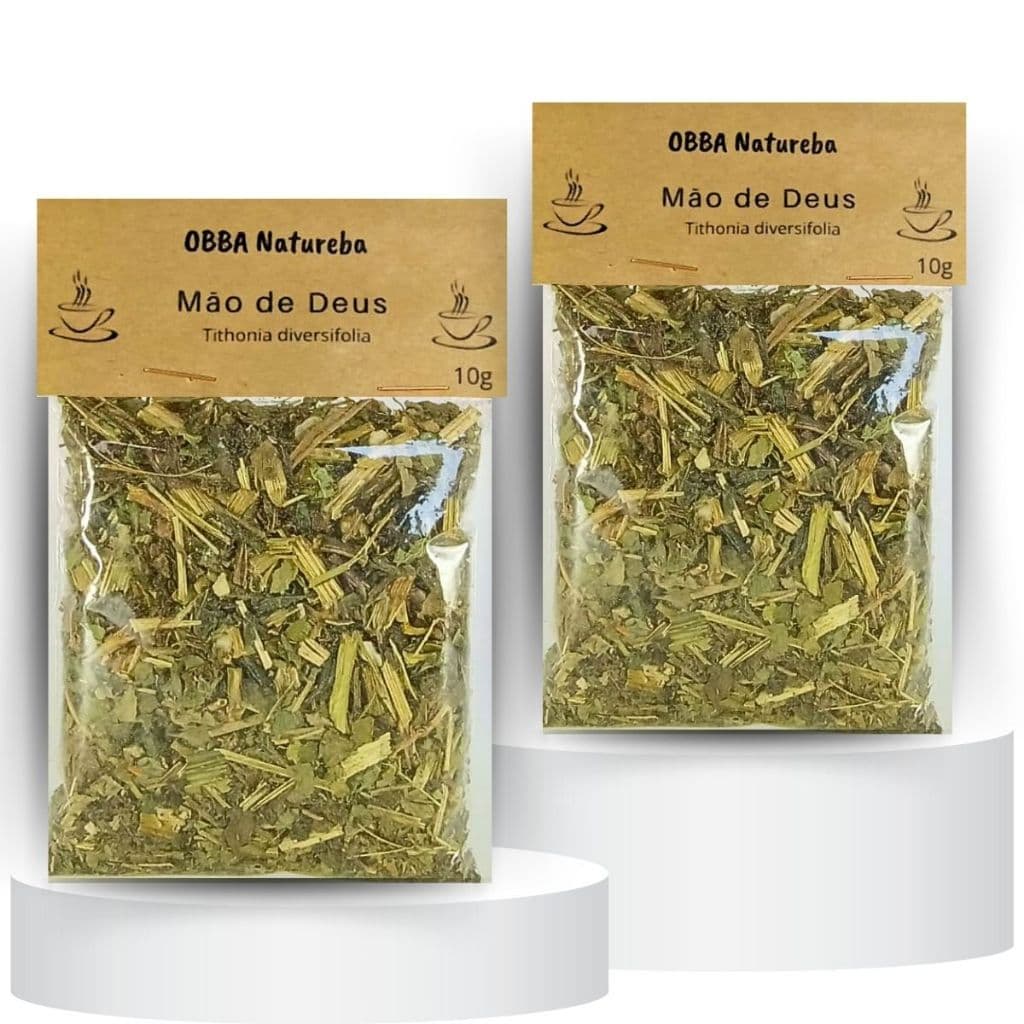 2 Pacotes Chá de Mão de Deus-Puro Tithonia diversifolia