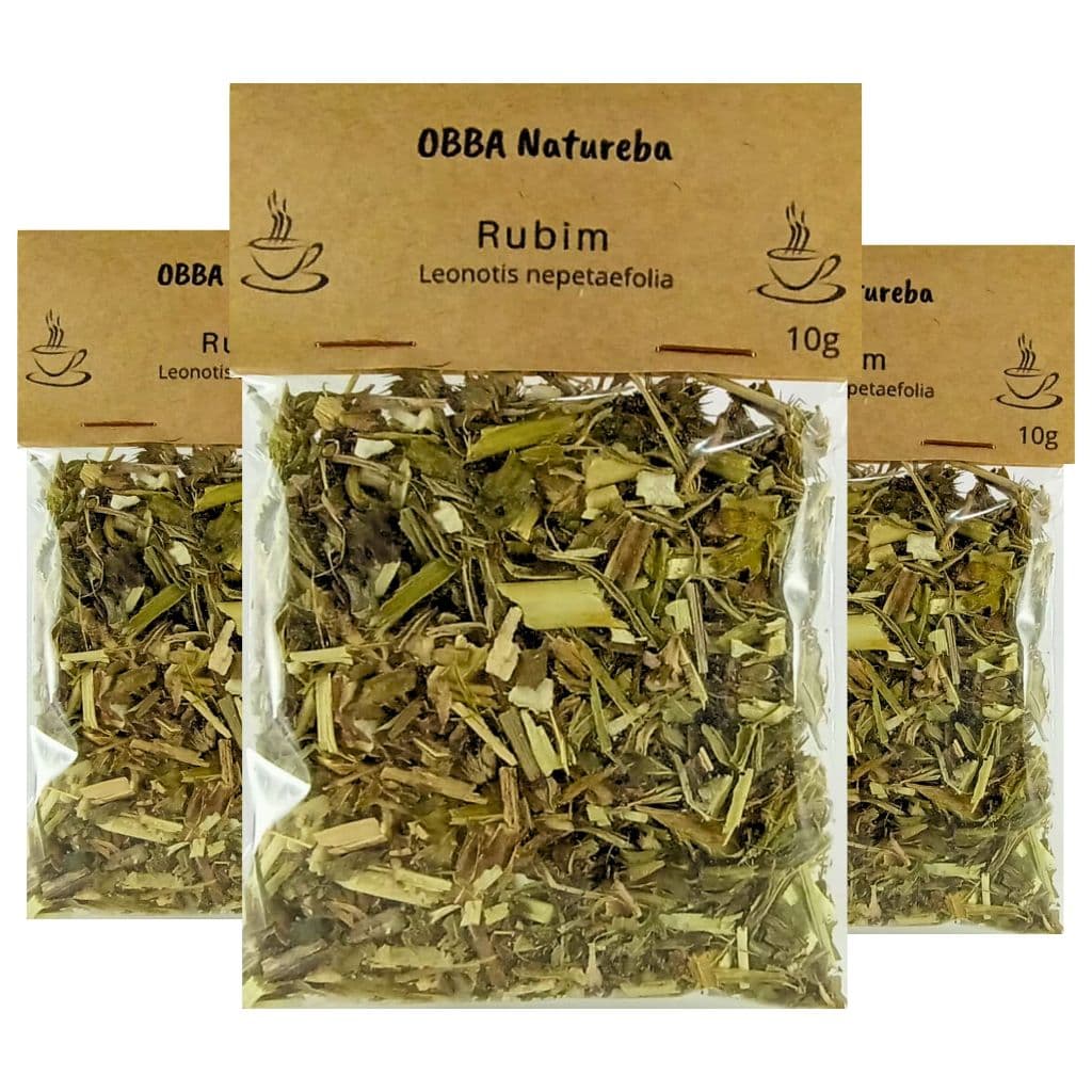 Leve 3 Chás de Rubim Folhas | Ervas  secas para Chá Envio Imediato