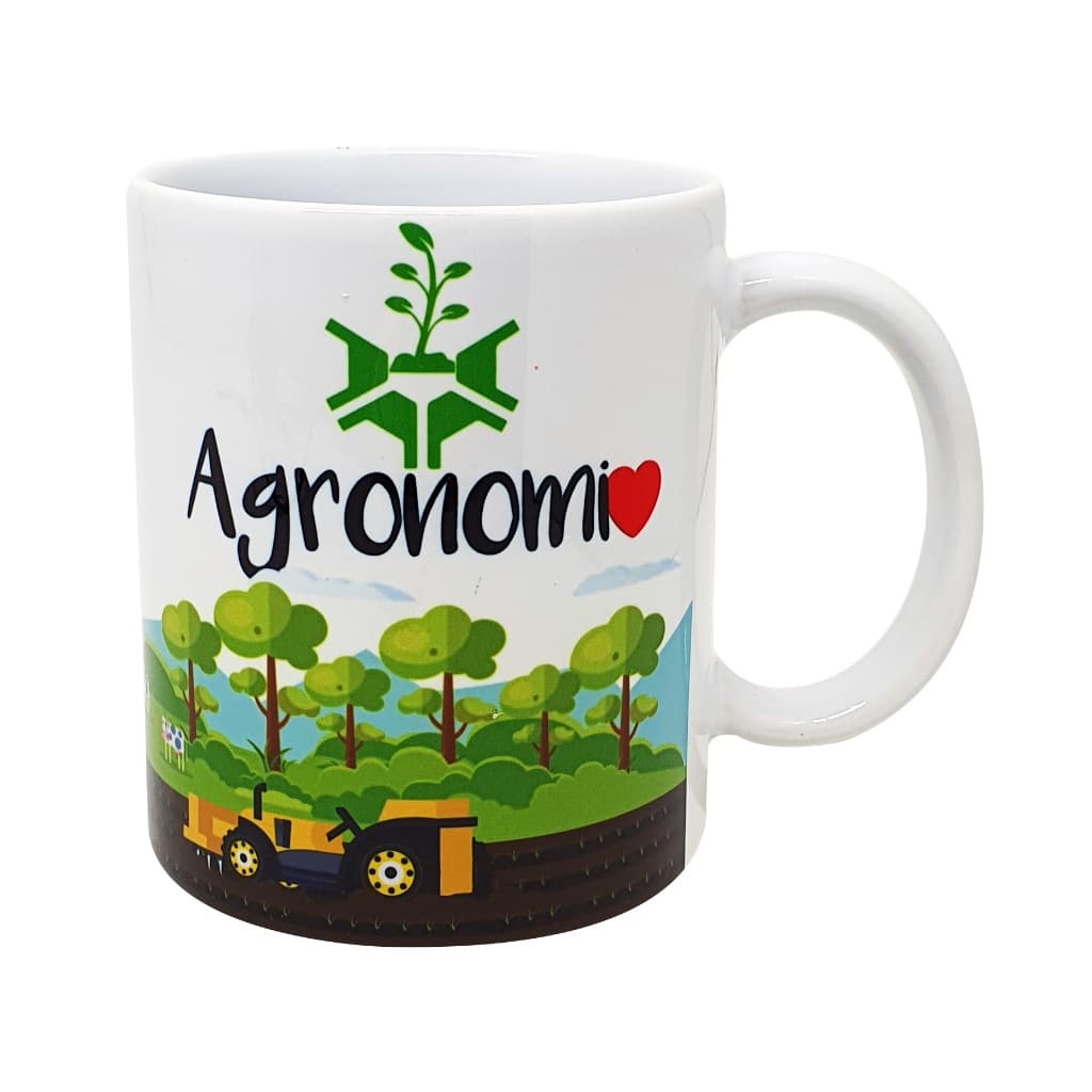 Caneca Branca Mimo Profissão Carreira Agronomia Agrônomo