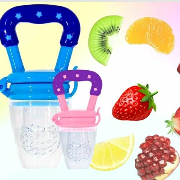 Chupeta Alimentadora para Bebês Mordedor Silicone Coça Gengiva