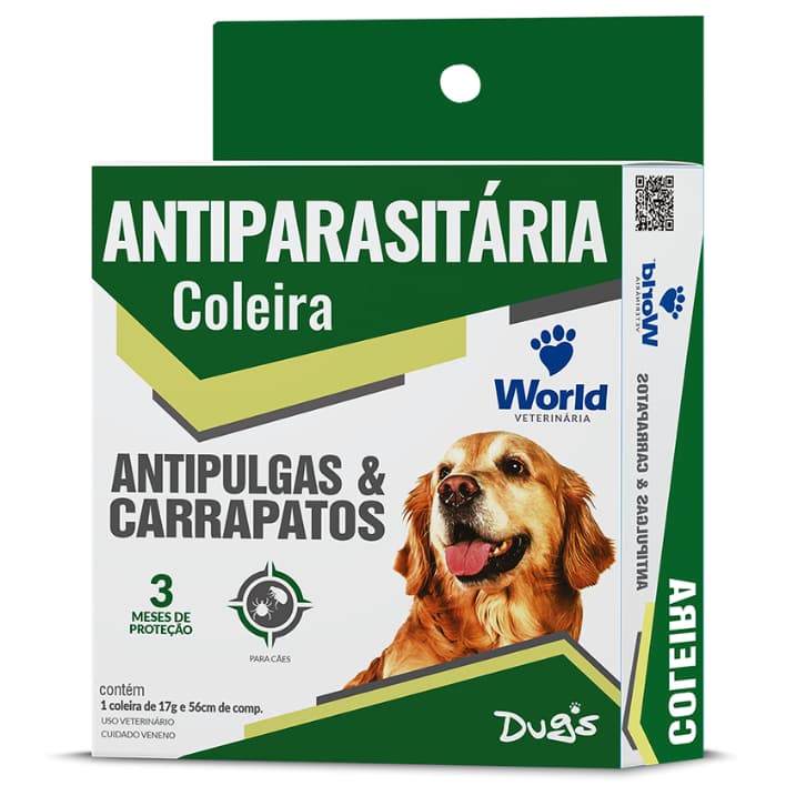 Coleira Anti Pulgas Carrapatos Para Cães