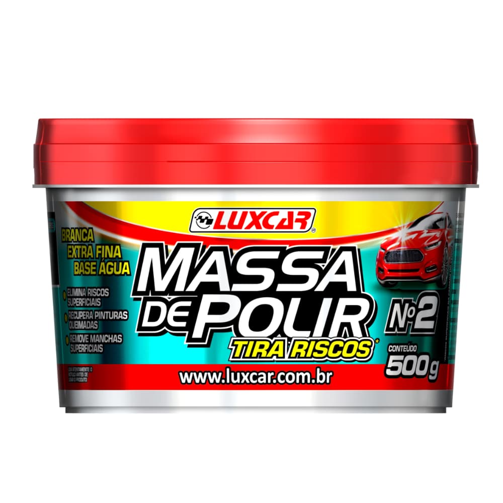 Massa de Polir Tira Riscos 500g Luxcar