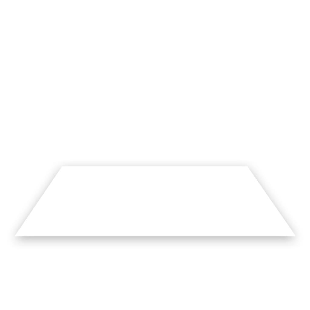 Tapete para Festa em Lona Semibrilho 2,50 x 1,35 m Cores Neutras Branco 044