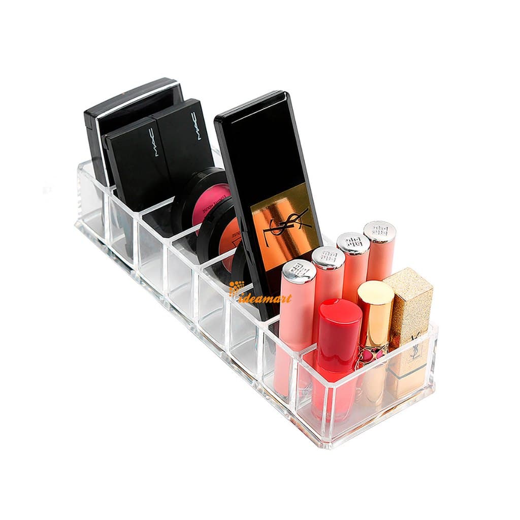Organizador De Maquiagem blush Acrílico Divisórias Cosméticos