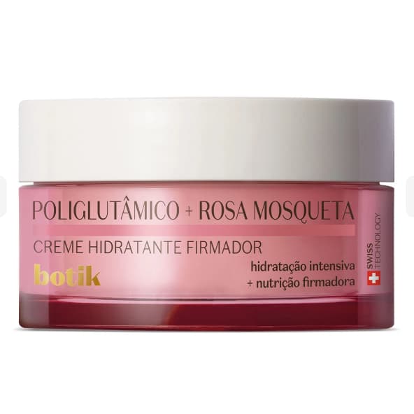 Creme Hidratante Firmador Poliglutâmico + Rosa Mosqueta Botik 45g