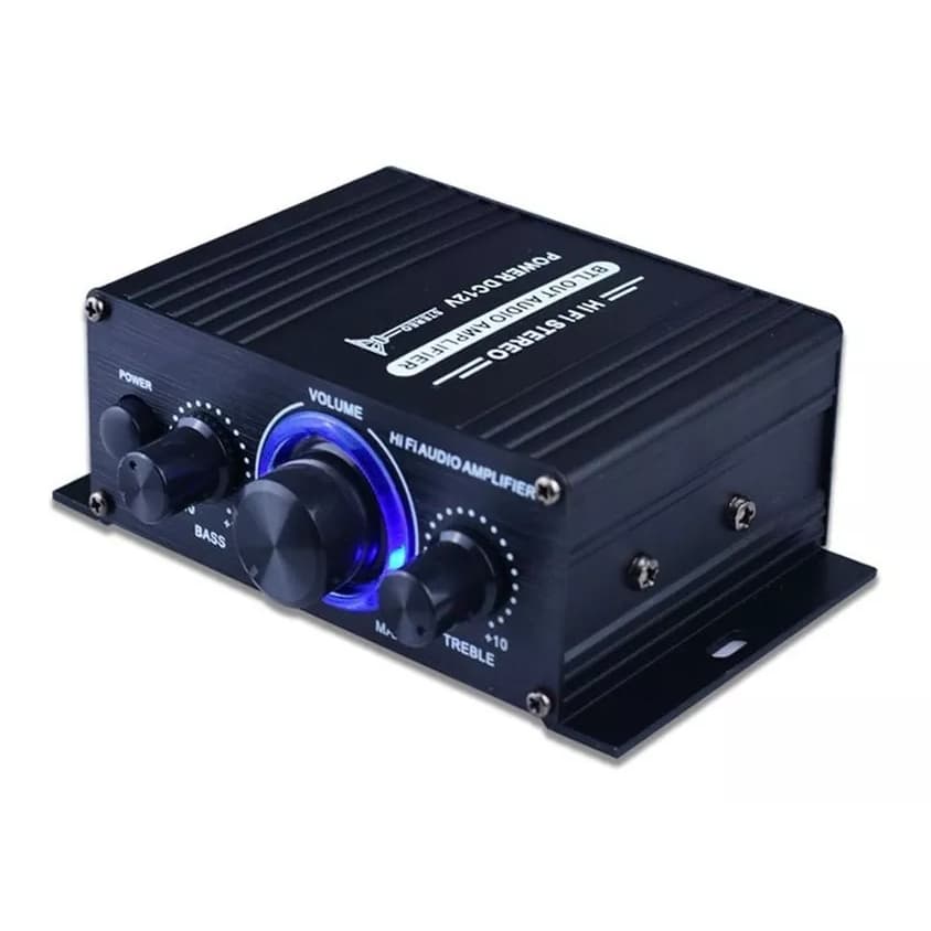 Amplificador De Áudio Som Digital Receiver AK170 + Fonte 12V