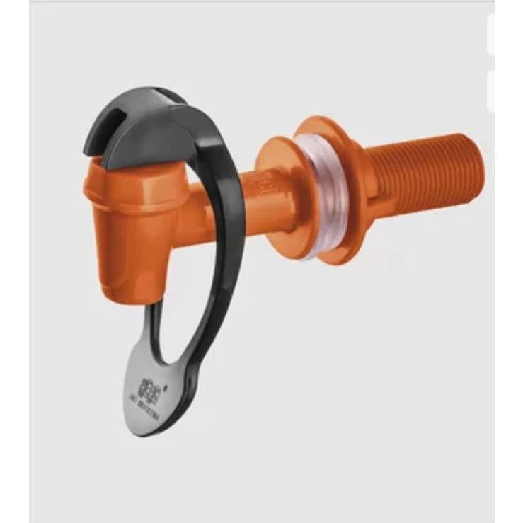 Torneira HERC para Filtro de Barro/Bebedouro Marrom 3/8 Acionamento Inferior Original Resistente