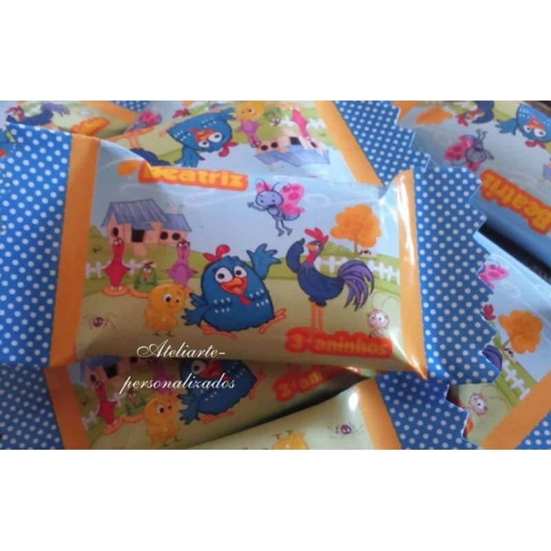 100 balas personalizadas Pintadinha