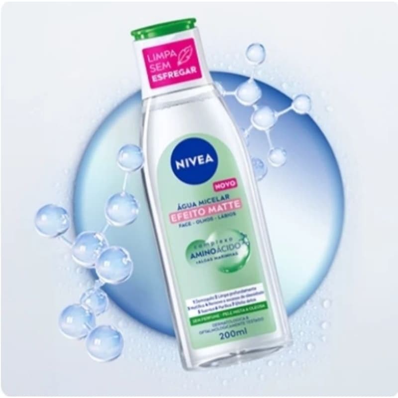 Nivea Água Micelar Solução de Limpeza 7 em 1 Efeito Matte