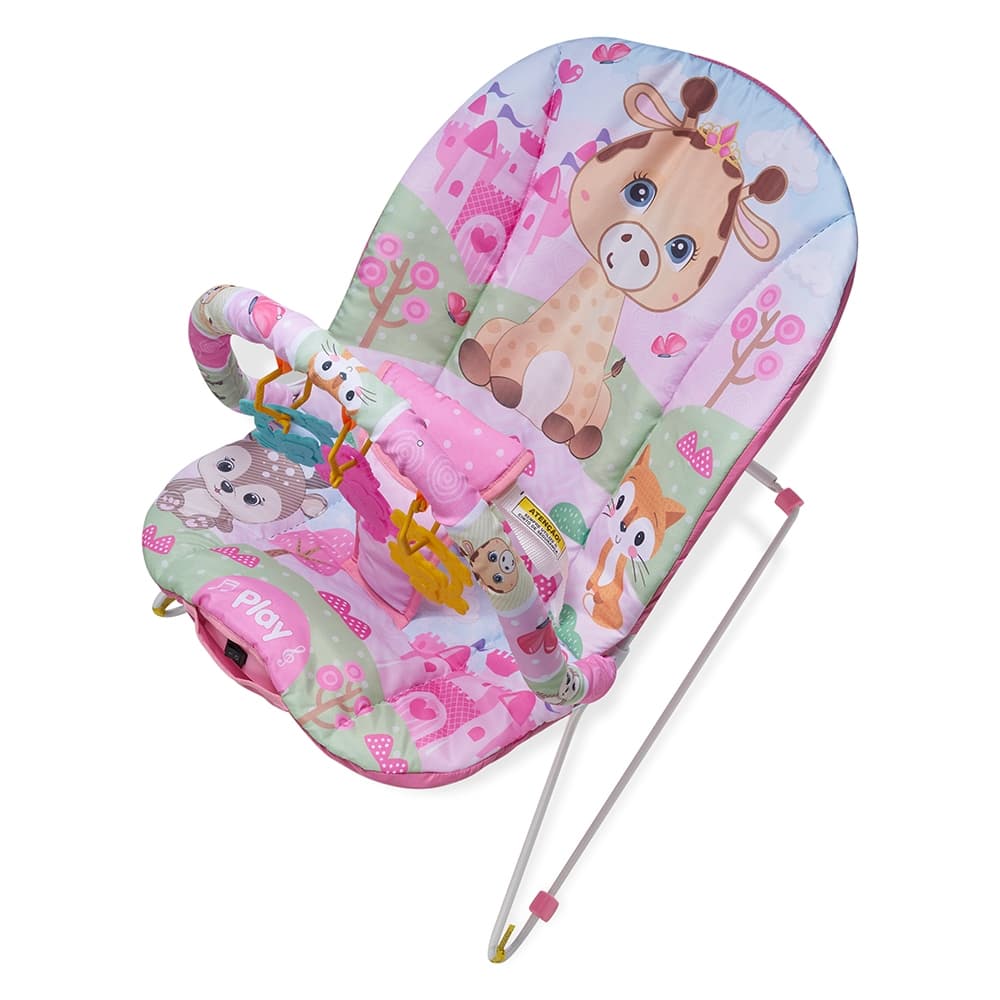 Cadeira de Descanso Para Bebê Musical e Vibratória Infantil