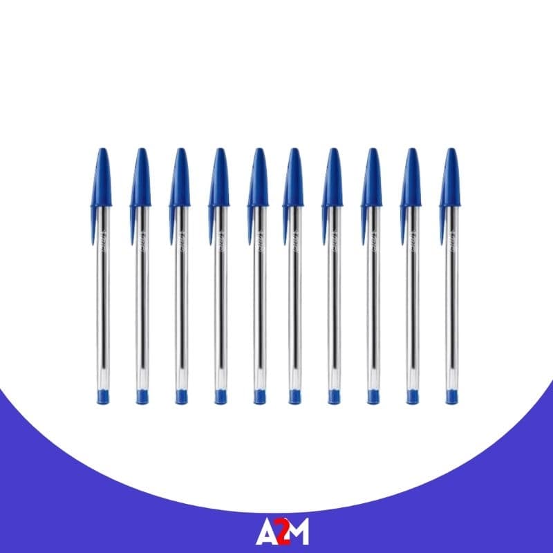 Kit c/10 Canetas Azul Bic