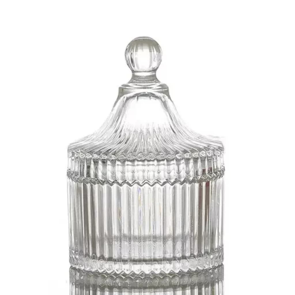 15 Mini Potiche De Vidro Para Lembrancinha Porta Vela E Joia Casamento Maternidade