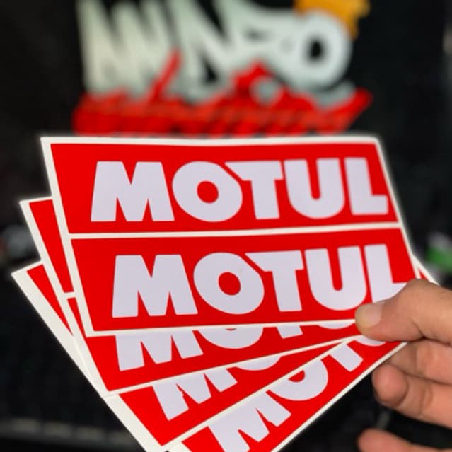 ADESIVO MOTUL ORIGINAL /  ADESIVO PARA MOTO / KIT 2 ADESIVOS / GRAU