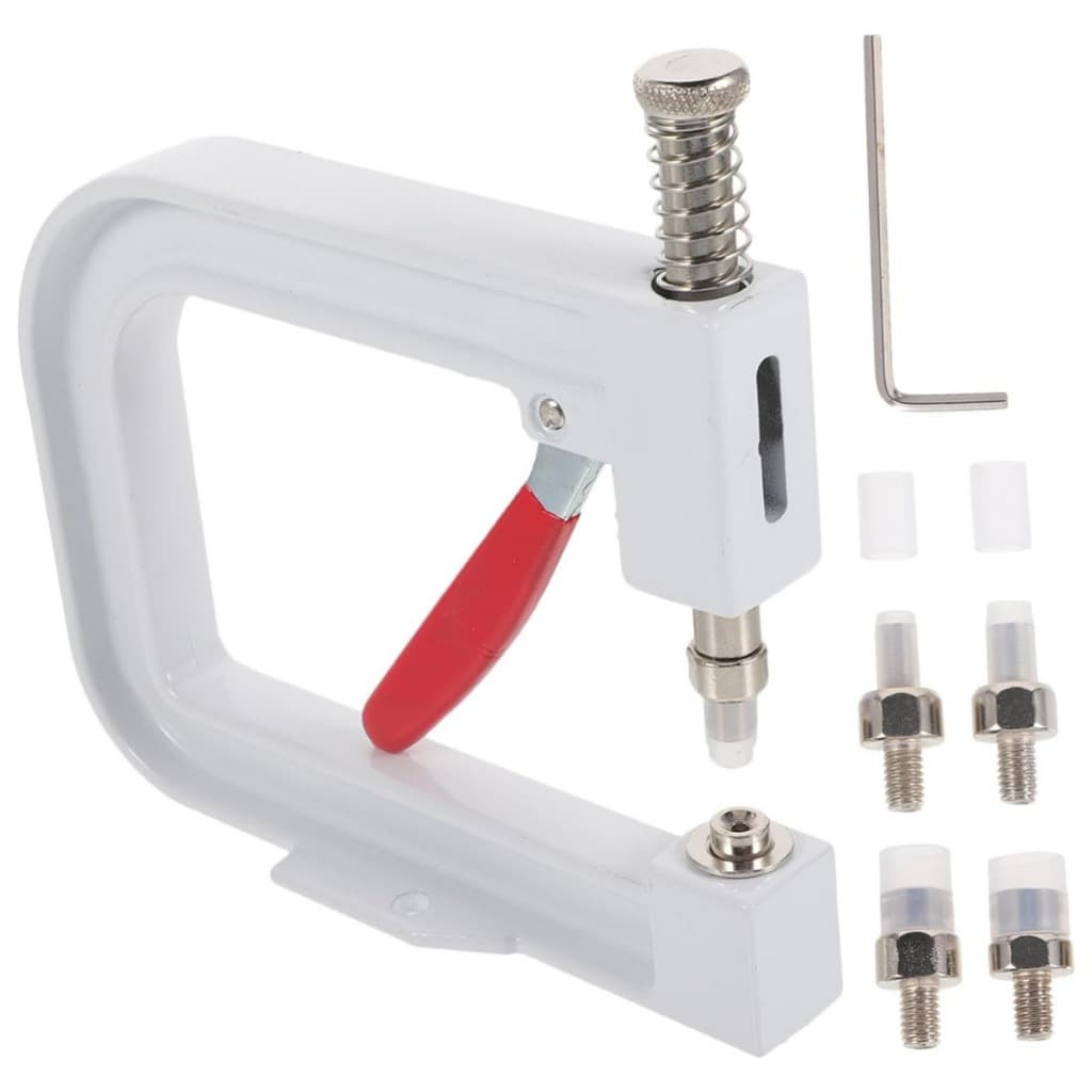 Aplicador de Pérolas e Spykes com 5 Matrizes 4, 5, 6, 8 e 10mm
