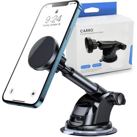 Suporte Celular Veicular Imã 360° Automotivo Magnético Carro