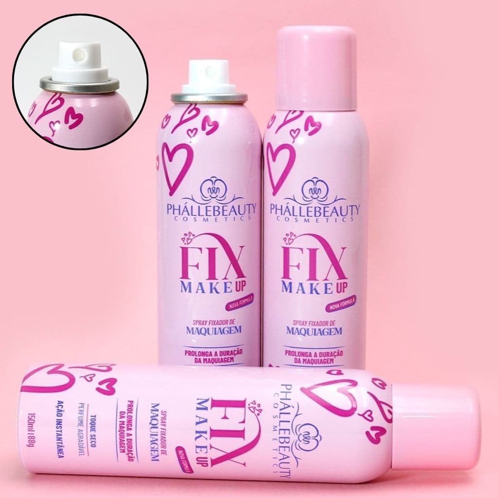 Fixador de Maquiagem PhálleBeauty, Maquiagem Impecável, Durabilidade e Proteção Prolongada