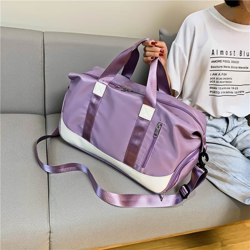 Bolsa feminina fitness Esportiva Bolsa de viagem Impermeável unissex Academia