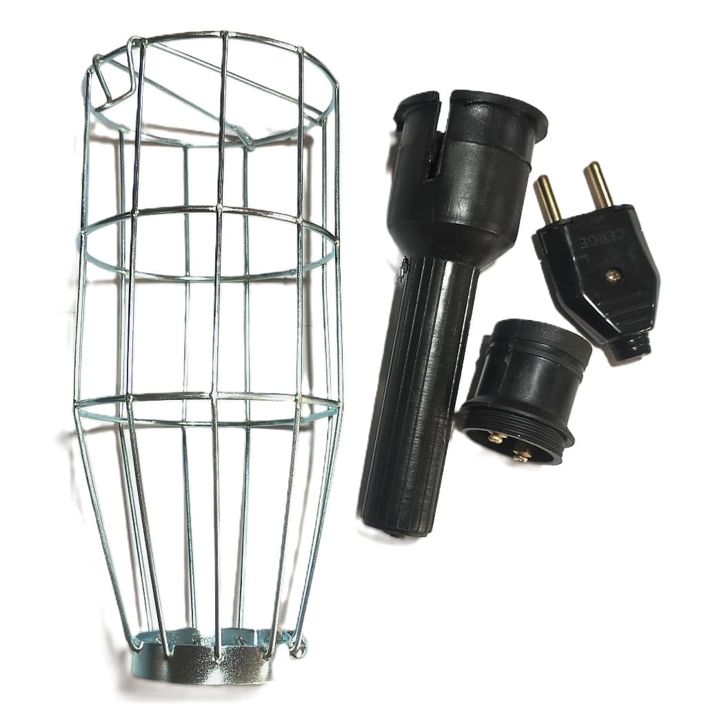 Kit Pendente De Luz Sem Fio P/energia Gaiola Longa 17x8