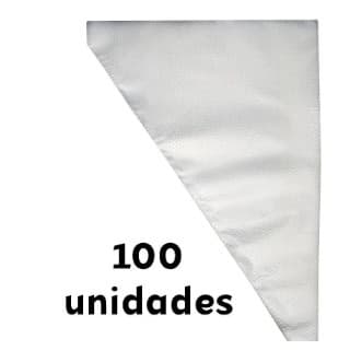 Saco De Confeitar Medio 100 Unidades Confeitaria Bolo Doce Cupcake