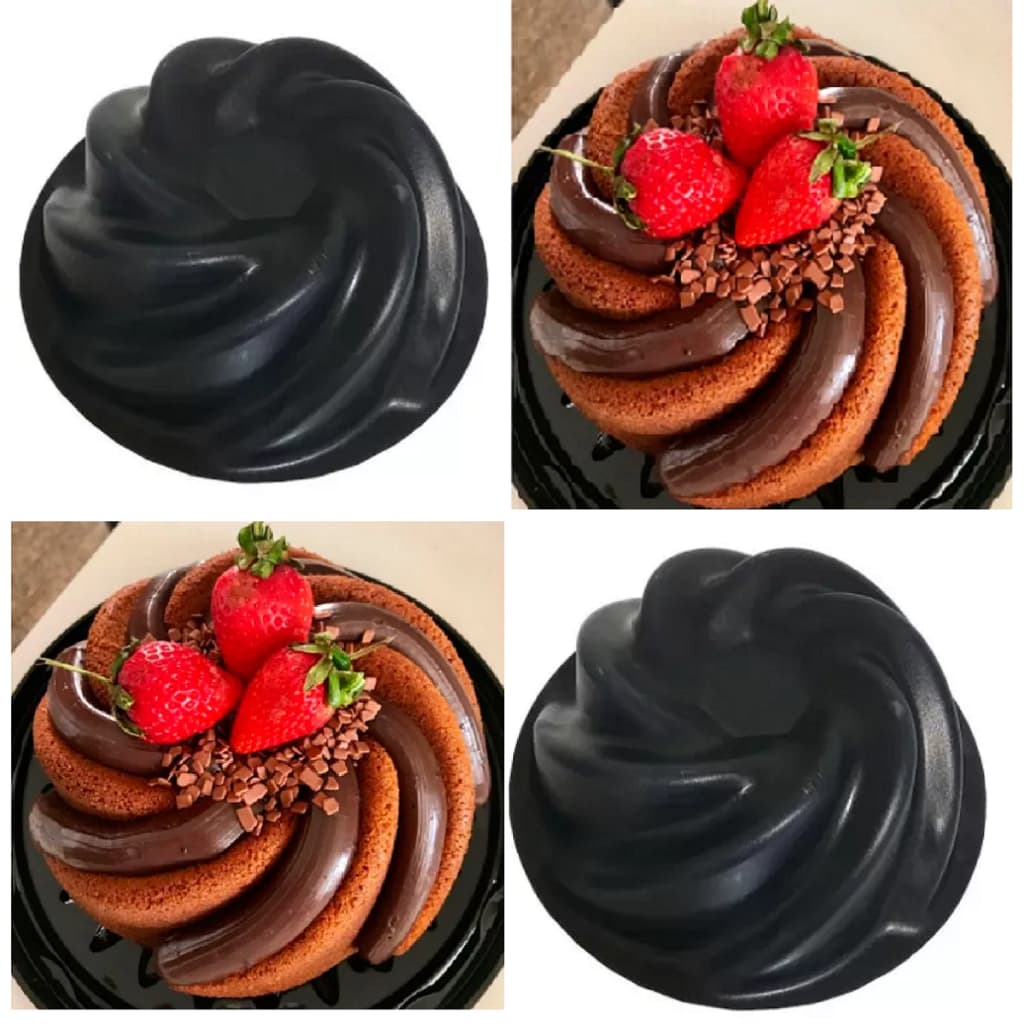 FORMA DE BOLO VULCÃO - GRANDE - ANTIADERENTE PARA BOLOS DE ATÉ 2KG