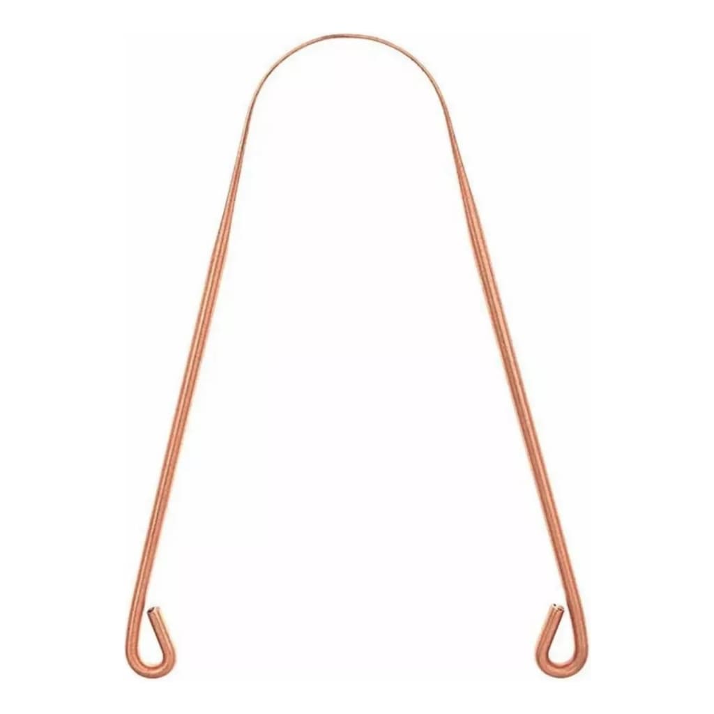 Limpador Raspador De Língua Higiene Bucal De Cobre 100% Puro