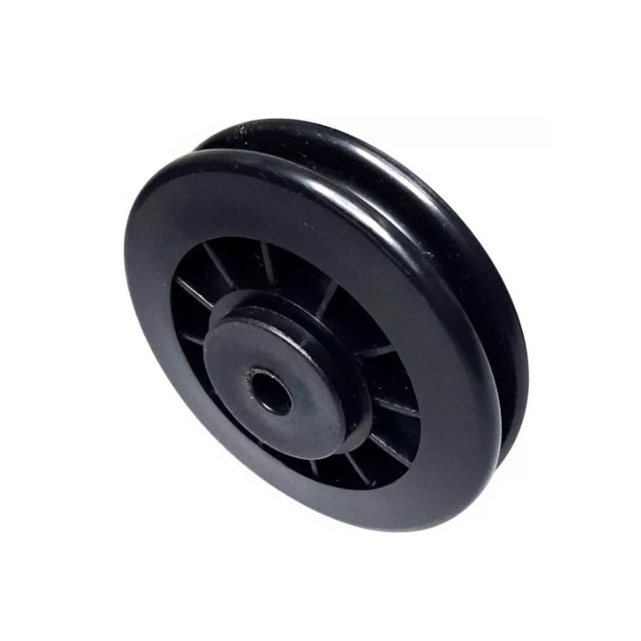 07 Roldanas PP 100mm sem rolamento para aparelho academia