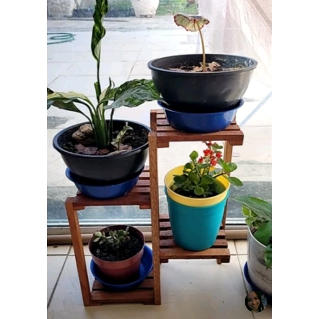 Suporte para plantas floreira mini estante