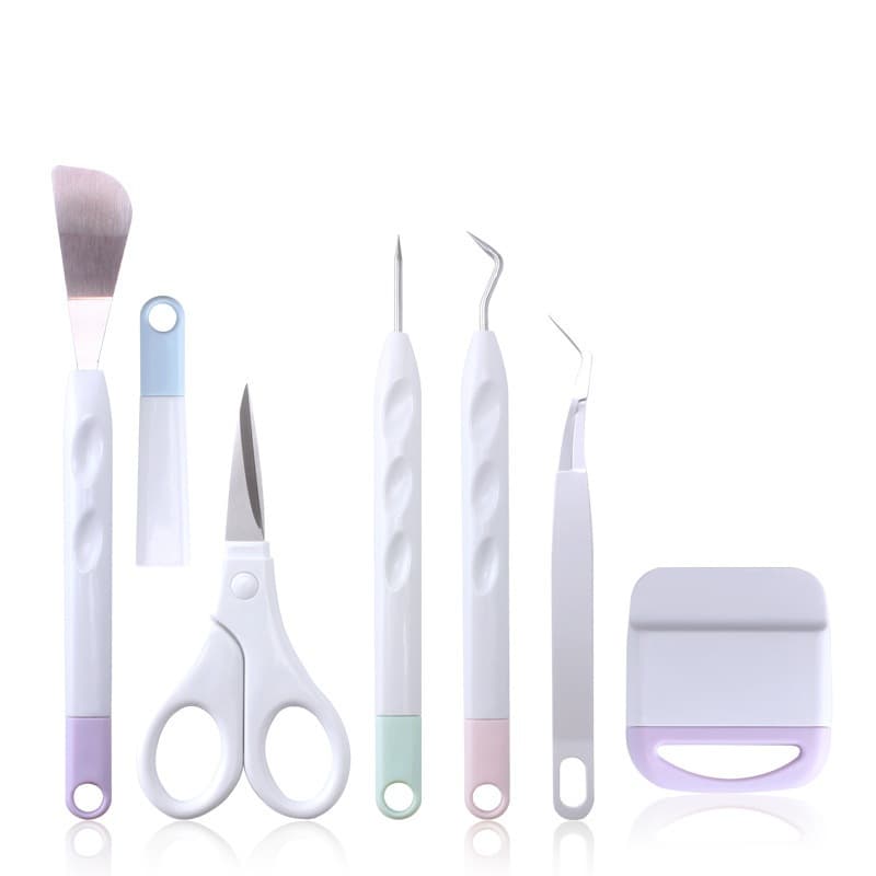 5 Ferramentas Para Cricut, Conjunto Básico Cinza