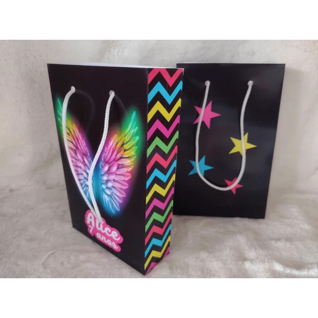SACOLA PERSONALIZADA P NEON BALADA