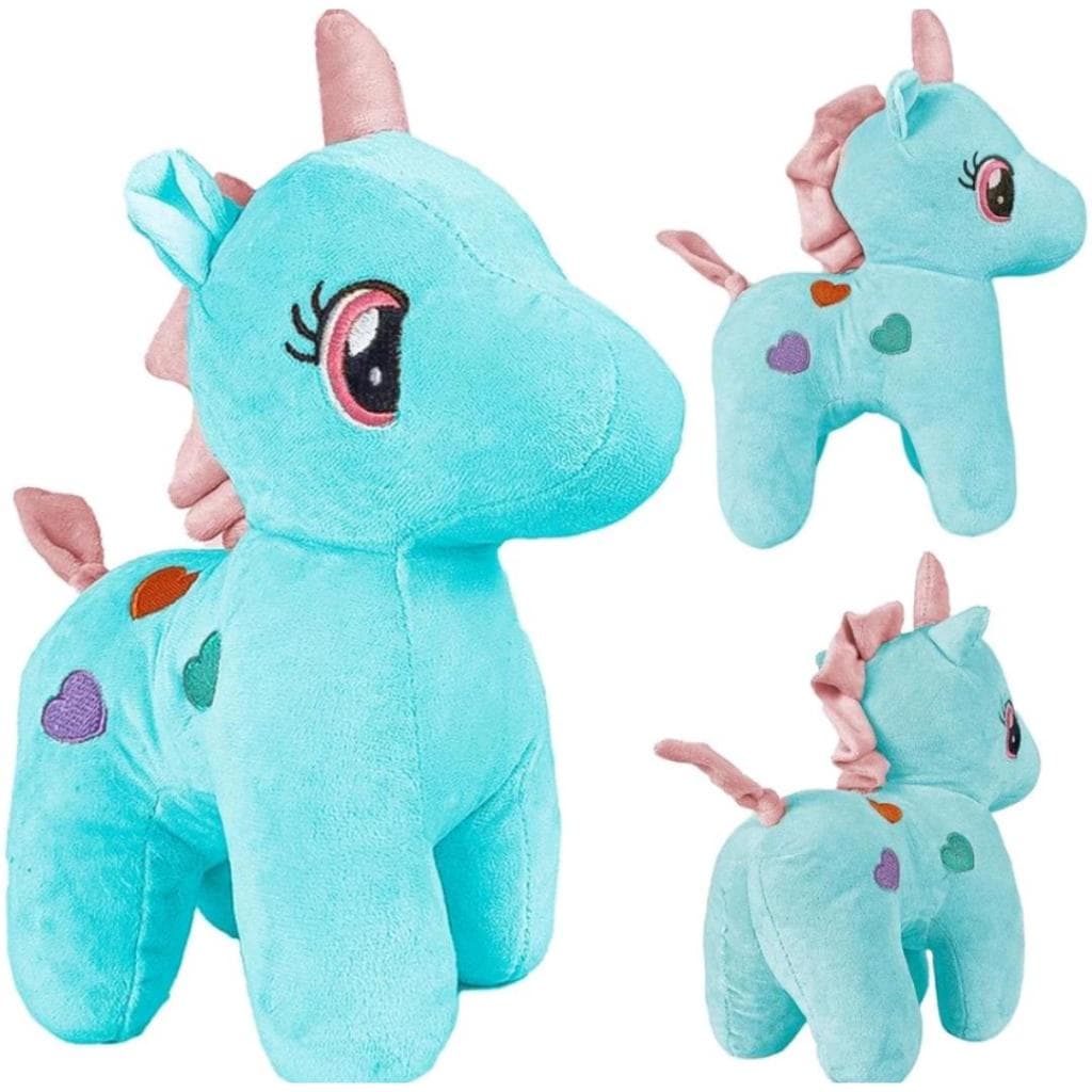 Unicórnio De Pelúcia  Antialérgico Fofinho Nicho Bebe Cores Diversas - Bee Toys - Envio Imediato -