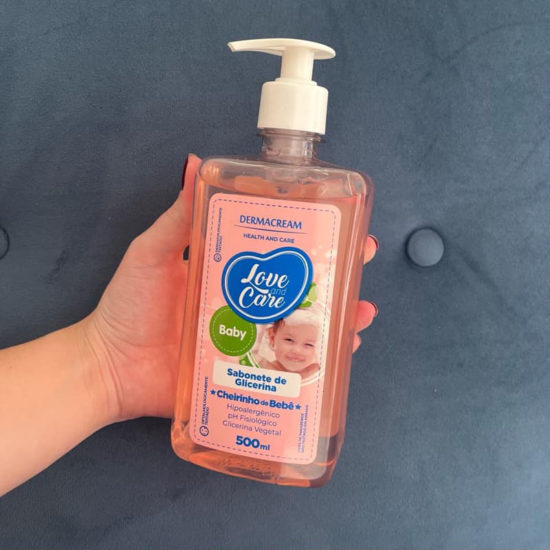 Sabonete Líquido Cheirinho de Bebê Glicerina Dermacream 500ml