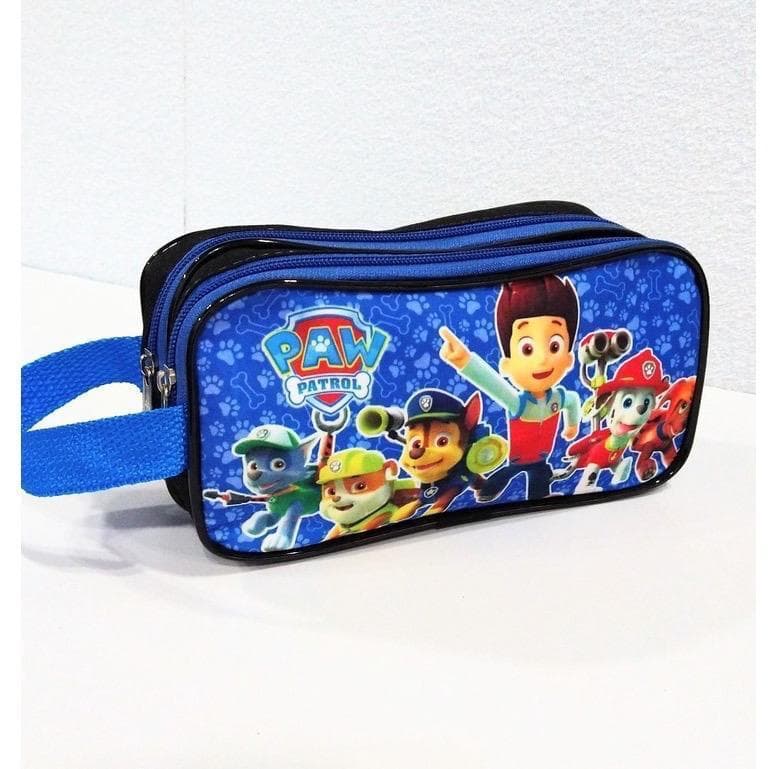 Estojo Duplo Infantil Escolar Para Meninos Personagem Grande 2 Zíperes Menino Infantil Criança Bolsinha Masculina Material Escola Modelo Novo Volta As Aulas Personagens