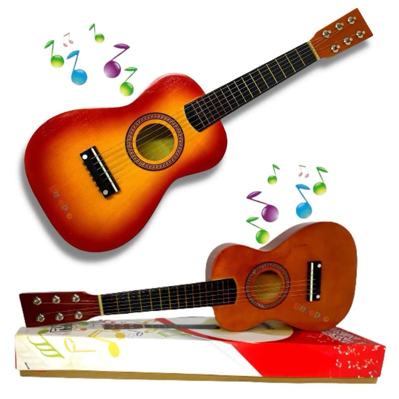 Mini Violão Infantil Acústico C/ Cordas De Aço Iniciantes