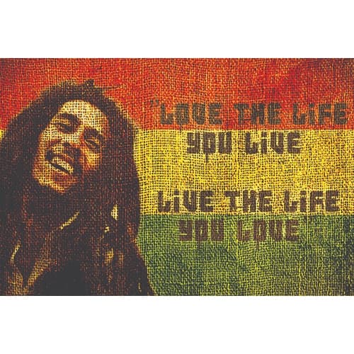 Placa Decorativa Mdf Bob Marley 20cm X 28,5cm